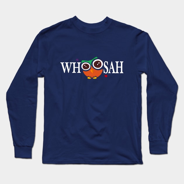 Whoosah Owl Long Sleeve T-Shirt by Whoosah 